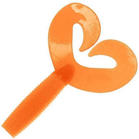 Твистер Helios Credo Double Tail 1.96 (5см) Orange (упаковка - 10шт)