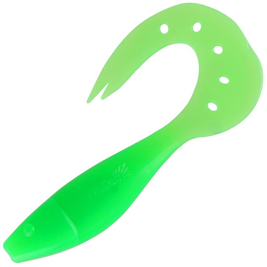 Твистер Helios Kasandra 4.29 (10.9см) Electric Green (упаковка - 5шт)