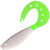 Твистер Helios Kasandra 4.29 (10.9см) White & Green (упаковка - 5шт)