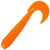 Твистер Helios Long Hybrid 3.55 (9см) Orange (упаковка - 7шт)