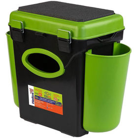 Ящик зимний Helios FishBox односекционный (10л) зеленый