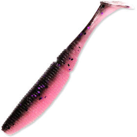 Силиконовая приманка Herakles Ghost Shad (10см) Smoke/Pink Shad (упаковка - 8шт)