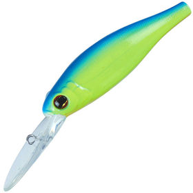 Воблер Herakles Stunt 60F (7г) Blue Back Chartreuse