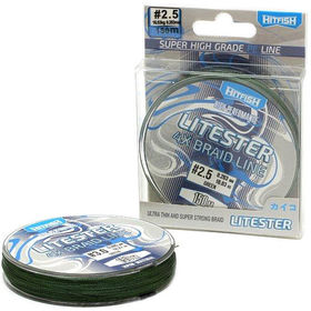 Леска плетеная Hitfish Litester Green #0.6 150м 0.126мм (зеленая)
