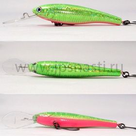 Воблер HMKL SHAD 65 SR AREA VER, цвет WAVE GREEN