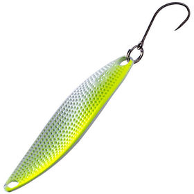 Блесна Fish Image Curve (3,8г) Chartreuse White