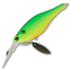 Воблер Imakatsu Do-No Shad 301 Green Back Chart