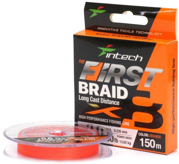 Леска плетеная Intech First Braid X8 150м 0.128мм