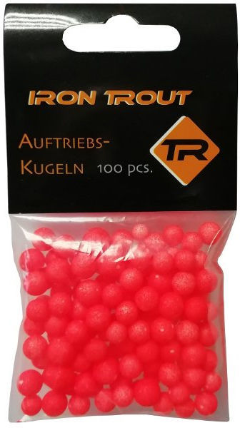 Шарики Iron Trout Buoyancy Ball 6-10мм Red (упаковка - 100шт)