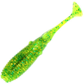 Мягкая приманка Jackall Ammonite Shad 4.5 (11.43см) chart lime chart flake (упаковка - 6шт)