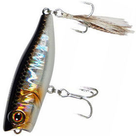 Воблер Jackall Chubby Popper 42 (3,3 г) hl silver & black