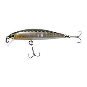 Воблер Jackall Flat Fly 50SP hl silver & black
