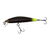Воблер Jackall Flat Fly 50S matt black chartreuse tail