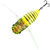 Воблер Jackall Suisen 43F (5г) sight clear insect