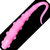 Силиконовая приманка Jara Baits Tango Worm 78 Bubble Gum (7.8 см) 31 (упаковка - 10 шт)