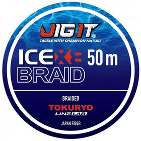 Плетёный шнур Jig It x Tokuryo Ice Braid X8 Blue #0.6 50м 0.07мм (синий)