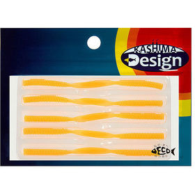 Силиконовая приманка Kahara Aji Leech 1.9 (4.8см) Orange Luminous (упаковка - 10шт)