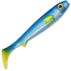 Силиконовая приманка KanalGratis Flatnose Shad 190 (19см) Clear Blue Lemonade