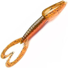 Твистер Keitech Little Spider 3 520T Green Pumpkin Orange Gold