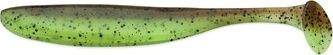 Виброхвост Keitech Easy Shiner 3 401 Green Pumkin/Chartreuse