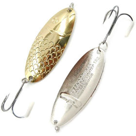 Блесна Колебалка-Питер Черноспинка (модель 50-х годов) 18 г латунь-никель