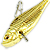 Блесна Kosadaka Barracuda GOLD (золото) 115мм (20г)