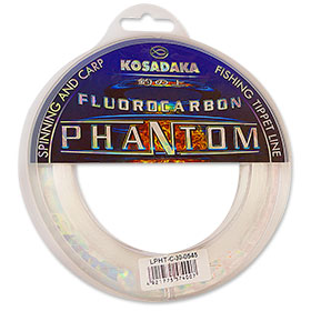 Леска флюорокарбон Kosadaka Phantom Spinning/Carp