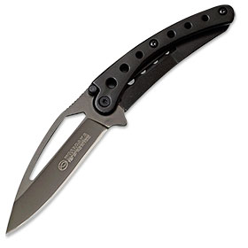Нож Kosadaka складной (стальное лезвие/черная рукоятка) N-F29G