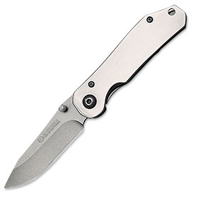 Нож Kosadaka складной прецизионный (стальное лезвие/стальная рукоятка) N-F27S