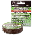 Поводковый материал плетённый тонущий Mirage Skin Coated PVC Hook Link 25м 9,10 кг (коричневый/черный)