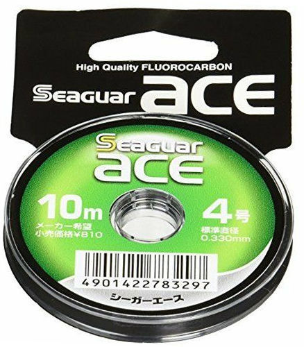 Леска флюорокарбон Kureha Seaguar Ace #0.4 10m 0.104 mm (прозрачная)