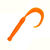 Твистер Kutomi RY03 Long Tail (13 см) D012 orange (упаковка - 8 шт)