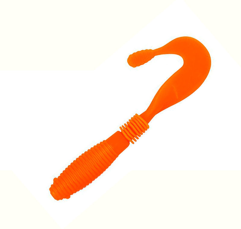 Твистер Kutomi RY10 Orochi (11 см) D012 orange (упаковка - 4 шт)