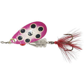 Блесна Kuusamo Kuf-Lippa с оперением (5г) BL/Pink/W-S, UV