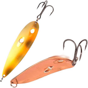 Блесна Kuusamo Tundra (19г) Cowpie Ye/O/G-C, UV