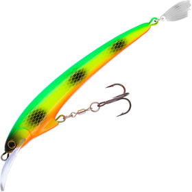 Воблер Kuusamo Santeri Solo Deep 110F (12г) BL/GR/FYe/FR, UV