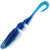 Эластичная приманка Lake Fork Sickle Tail Baby Shad (5.7см) Blue Pearl (упаковка - 15шт)