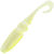 Эластичная приманка Lake Fork Sickle Tail Baby Shad (5.7см) Chartreuse Pearl (упаковка - 15шт)