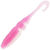 Эластичная приманка Lake Fork Sickle Tail Baby Shad (5.7см) Pink Pearl (упаковка - 15шт)