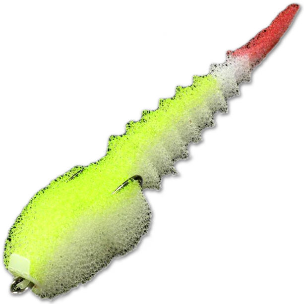 Набор поролоновых рыбок Левша-НН 3D Ex Stream (двойник) 8.5см WLgr 71 (упаковка - 10шт)