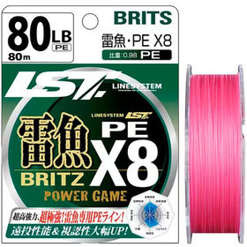Шнур Linesystem Raigyo Britz PE X8 100м 60LB (Розовый)