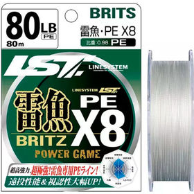 Шнур Linesystem Raigyo Britz PE X8 100м 60LB (Белый)
