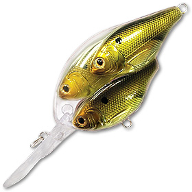 Воблер LiveTarget Threadfin Shad Crankbait 814 Gold/Black