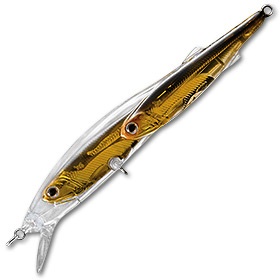Воблер LiveTarget Glass Minnow Baitball Jerkbait 954 Gold/Bronze