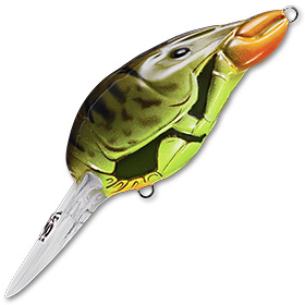 Воблер LiveTarget Hunt For Center Crawfish 360 Chartreuse Root Beer