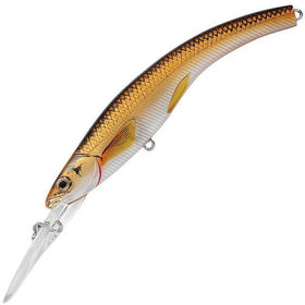 Воблер LiveTarget Rainbow Smelt Banana Bait Deep Diver 115SP (18 г) 209 Ghost/Bronze