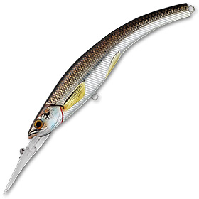 Воблер LiveTarget Rainbow Smelt Banana Bait Deep Diver 202 Silver/Black