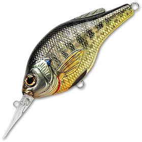 Воблер LiveTarget Sunfish Flat Side Crankbait BG 102 Metallic/Gloss