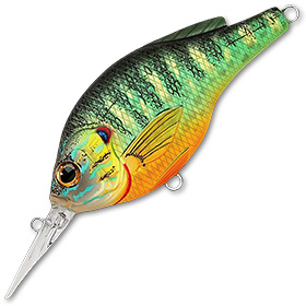 Воблер LiveTarget Sunfish Flat Side Crankbait PS 100 Natural/Matte