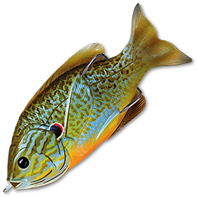 Воблер LiveTarget Sunfish Hollow Body 551 Natural/Blue Pumpkinseed